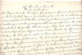 La mancha se hunde en la noche fría