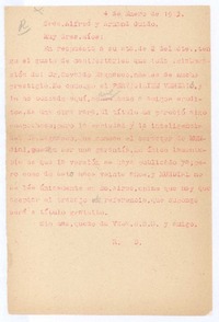 [Carta] 1913 ene. 4, Paris, Francia [a] Alfredo Guido y Armando Guido