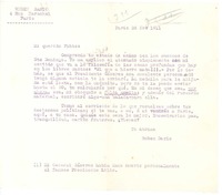 [Carta], 1911 nov. 24 Paris, Francia <a> Fabio Fiallo