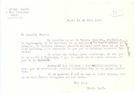 [Carta], 1911 nov. 20 Paris, Francia <a> Fabio Fiallo