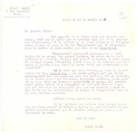 [Carta], 1911 sep. 27 Paris, Francia <a> Fabio Fiallo