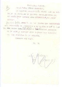 [Carta], 1902? Paris, Francia <a> Pedro César Dominici