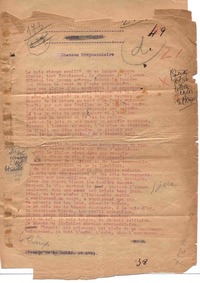 Chanson crepusculaire