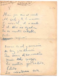 [Niña que vais al viento...]