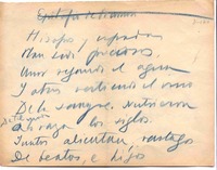 [Mis ojos y espada...]