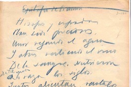 [Mis ojos y espada...]