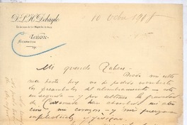 [Carta], 1908 oct. 10 León, Nicaragua <a> Rubén Darío