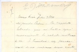 [Carta], 1901 jul. 3 Buenos Aires, Argentina <a> Rubén Darío