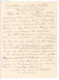 Epistolario de Fabio Fiallo El poeta peregrino.
