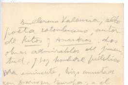 [Guillermo Valencia...]