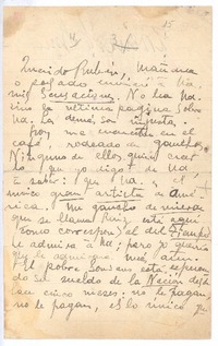 [Carta], c.1900 Madrid, España <a> Rubén Darío