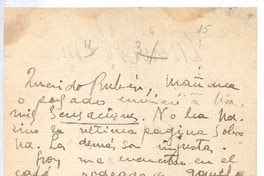 [Carta], c.1900 Madrid, España <a> Rubén Darío