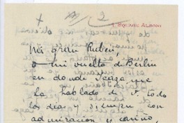 [Carta], c.1900 Paris, Francia <a> Rubén Darío