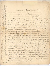[Carta], 1892 ene. 6 Buenos Aires, Argentina <a> Rubén Darío