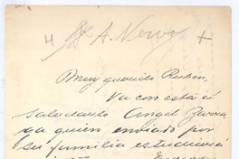 [Carta], 1904 dic. 8 Francia? <a> Rubén Darío