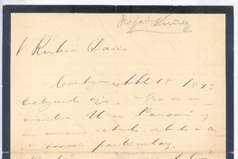 [Carta], 1893 abr. 18 España <a> Rubén Darío