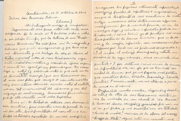 [Carta], 1901 oct. 12 Santander, España <a> Ricardo Palma