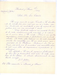 [Carta], 1916 mar. 18 Madrid, España <a> José Estrañi Grau