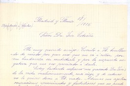 [Carta], 1916 mar. 18 Madrid, España <a> José Estrañi Grau