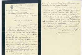 [Carta], 1915 jun. 23 Madrid, España <a> Rafael Calzada