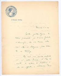[Carta], 1900 oct. 14 Nápoles, Italia <a> Rubén Darío