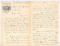 [Carta], 1905 ago. 12 Madrid, España <a> Rubén Darío