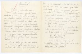 [Carta], c.1900 Madrid, España <a> Rubén Darío