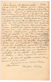 [Carta], 1908 jul. 14 San Lucas de Barrameda, España <a> Rubén Darío