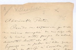 [Carta], 1900 dic. 8 Madrid, España <a> Rubén Darío