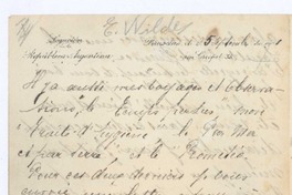 [Carta], 1901 sep. 25 Bruselas, Bélgica <a> Rubén Darío