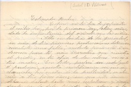 [Carta], 1901 oct. 9 León, España <a> Rubén Darío