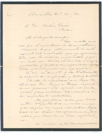 [Carta], 1911 ene. 28 Bruselas, Bélgica <a> Rubén Darío
