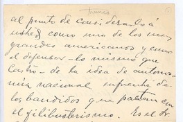 [Carta], c.1910 Argentina <a> José Santos Zelaya