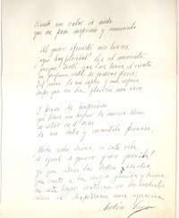 "Siento un calor a nido..."