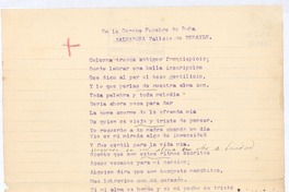 [Carta], c.1892 Nicaragua <a> Rubén Darío