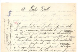 [Carta entre 1900 y 1916], España? <a> Rubén Darío