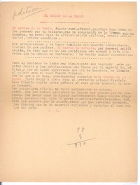 El correo de la tarde