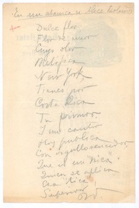 En un abanico de Alice Bolaños