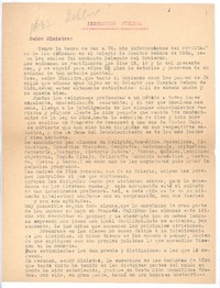 [Carta], 1891 Costa Rica <a Ministro de Nicaragua>