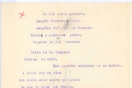 [Yo fuí coral primero....]