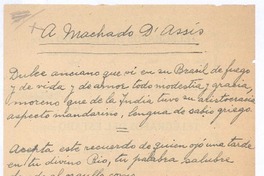 A Machado D'Assis