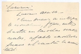 [Horacianas] Luciano Aveille.