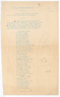 Una curiosidad poética