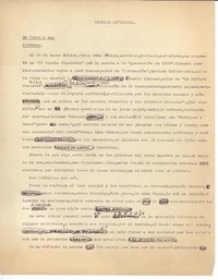 Crónica literaria En torno a una polémica