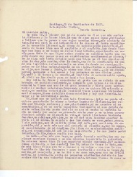 [Carta] 1923 sep. 29, Santiago, Chile [a] Augusto Winter
