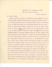 [Carta] 1925 dic. 31, Santiago, Chile [a] Augusto Winter