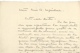 [Carta] 1921 abr. 18, San Bernardo, Chile [a] Luis A. Sepúlveda