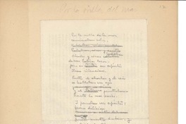 Por la orilla del mar