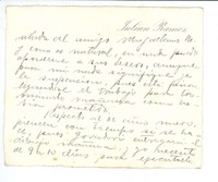 [Carta] 1909 dic. 7, Santiago, Chile [a] Manuel Magallanes Moure