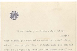 [Carta] 1921 nov. 27, Santiago, Chile [a Julio]
